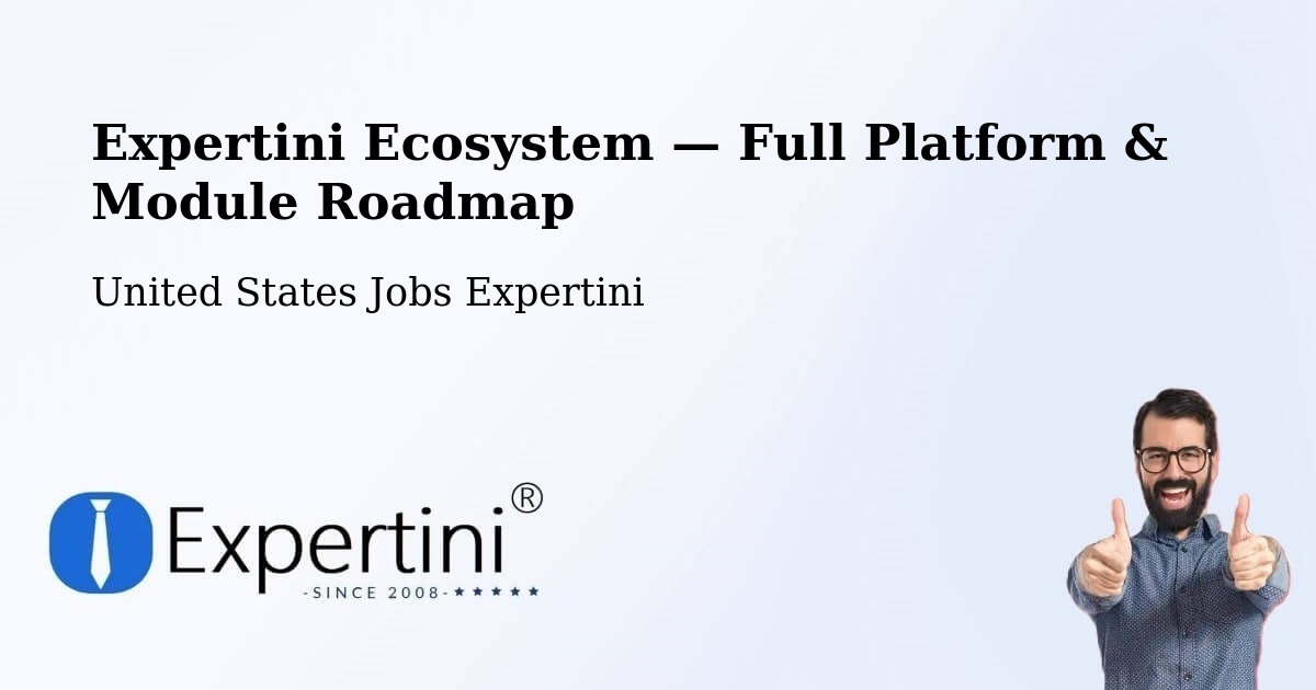 Expertini Ecosystem — Full Platform & Module Roadmap – Meadowbrook